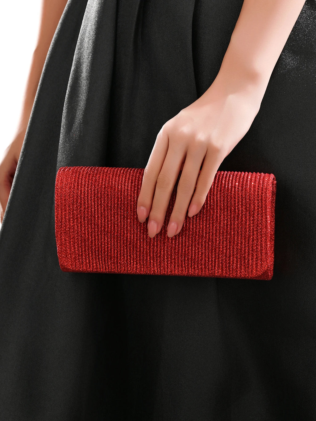 Women's Dinner Bag, European and American International Sequin Evening Bag Style, Chain Strap, Party Bag Strap Bag