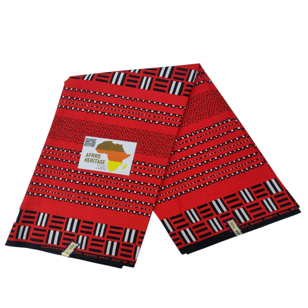 Memorable Authentic Woven Batik Printed Dobby Style Medium Weight Canvas Fabric Quick-Dry Breathable Girls & Boys Dresses