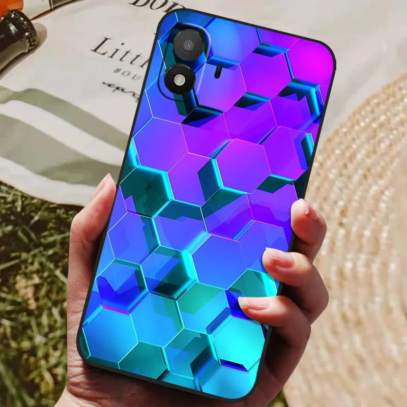 For TCL K70 SE Case TCL K70SE Shockproof Soft TPU Silicon Back Cover For TCL K70 4G Phone Cases Cute Cartoon Animal Bumper Shell