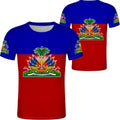 HAITI Flag National Emblem T-Shirts 3D Printed Men T Shirt Summer Fashion Casual Sport Tees Tops Clothing Breath Plus Size Tees