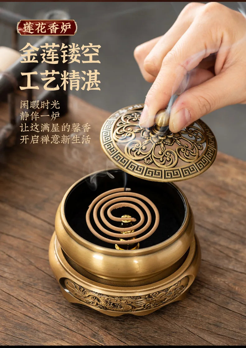 Retro Creative Aromatherapy Burner Three-Legged Small Incense Burner Base Home Decorative Indoor/tea Room/soothing Purifying