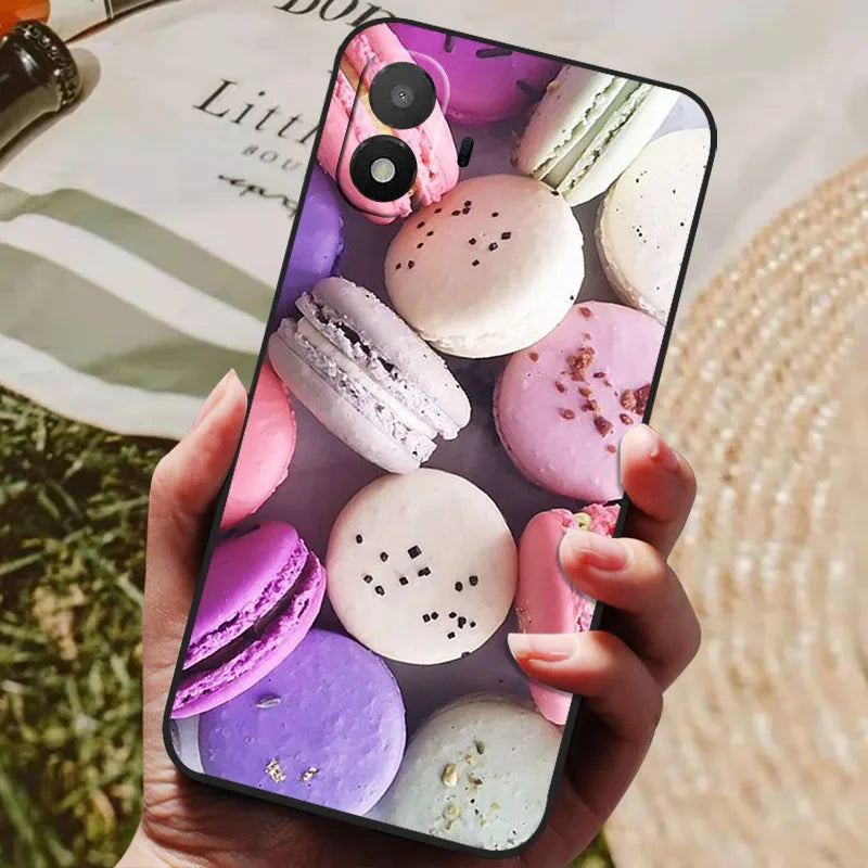 For TCL K70 SE Case TCL K70SE Shockproof Soft TPU Silicon Back Cover For TCL K70 4G Phone Cases Cute Cartoon Animal Bumper Shell