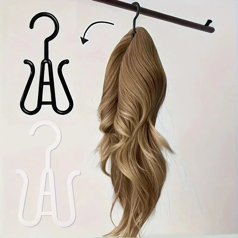 Wig Head Stands 10 Pcs Unisex-Adult Portable Multifunctional Hook Hangers For Easy Wig Drying Storage Display