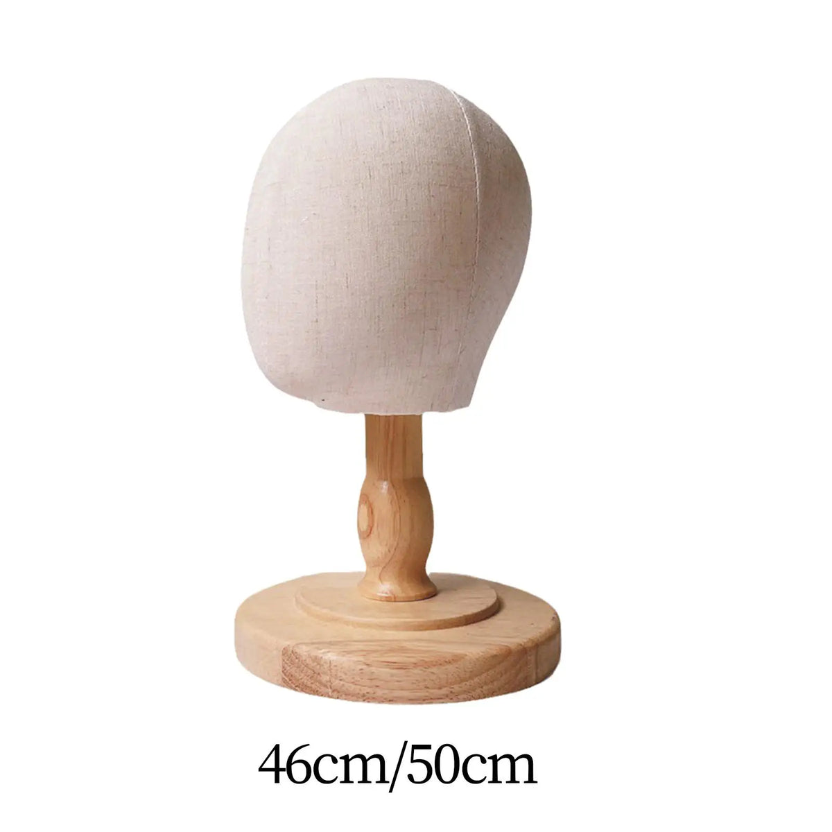 Wig Stand for Kids with Detachable Wood Stand Multipurpose Mannequin Head Hat Display Holder Dome Model Head for Household Salon