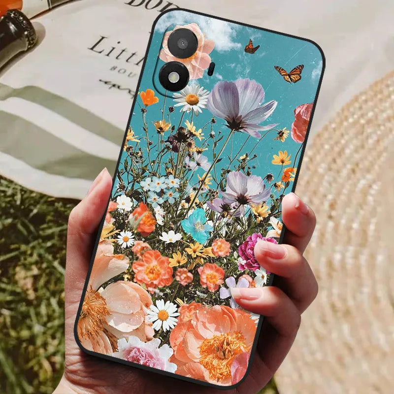 For TCL K70 SE Case TCL K70SE Shockproof Soft TPU Silicon Back Cover For TCL K70 4G Phone Cases Cute Cartoon Animal Bumper Shell