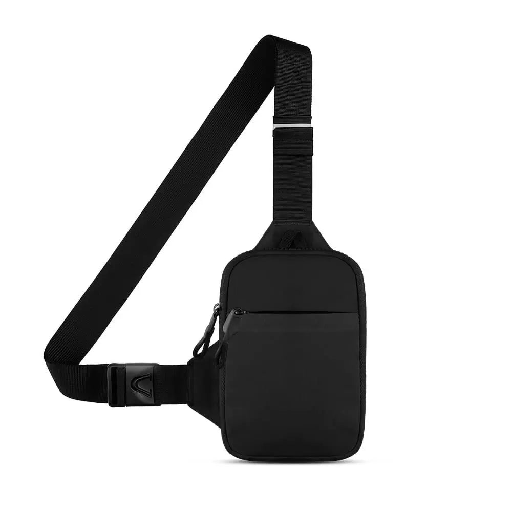Fashionable Casual Crossbody Bag For Men's, Japanese Street Sports Mini Chest Bag Simple Lightweight Shoulder Bag For Commuting