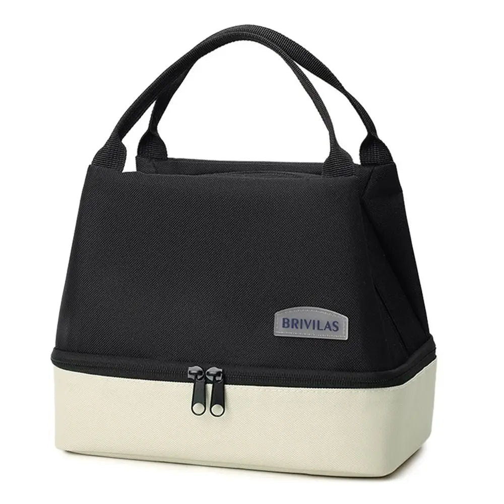 Camping Picnic Bag Lunch Bag Large Capacity Food Drink Storage Women's Casual Handbag Travel Tote Carry Aluminum Foil Tote Bag