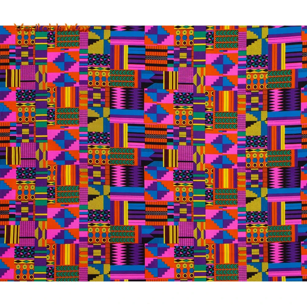 Ankara Prints African Dress Africa Prints Dimensions Handsewing Textile Veritable Wax Fan Pattern Vibrant Ankara Prints