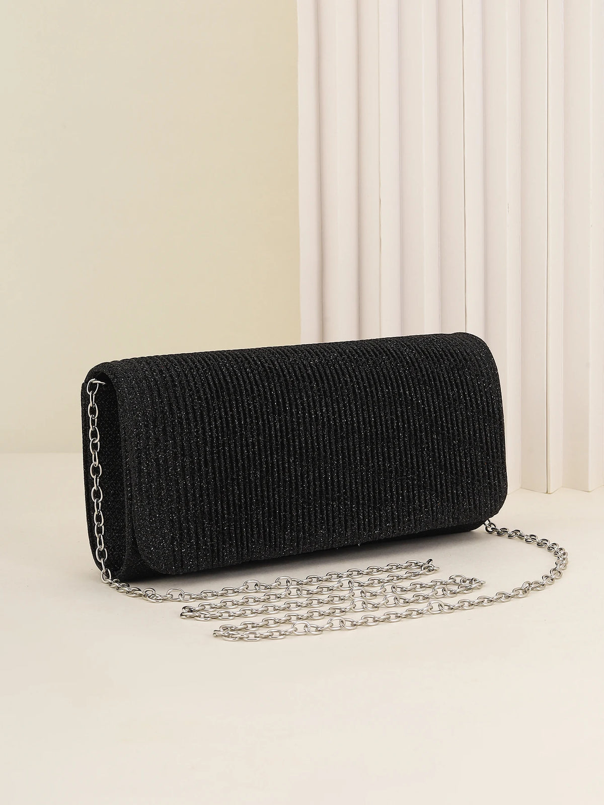 Women's Dinner Bag, European and American International Sequin Evening Bag Style, Chain Strap, Party Bag Strap Bag