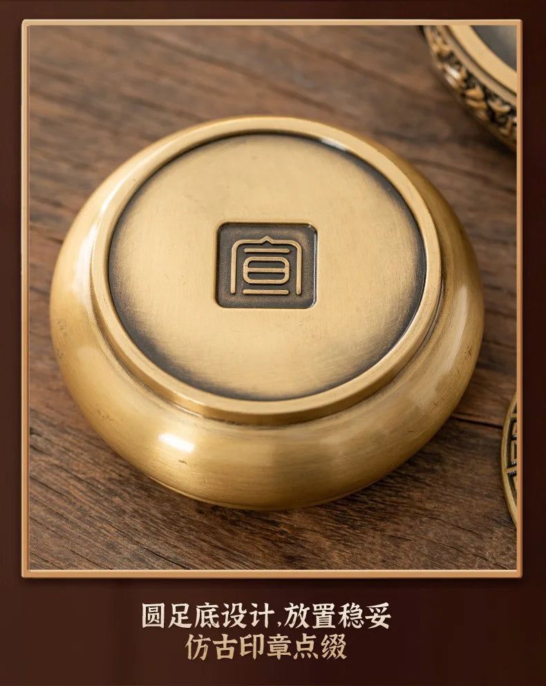 Retro Creative Aromatherapy Burner Three-Legged Small Incense Burner Base Home Decorative Indoor/tea Room/soothing Purifying