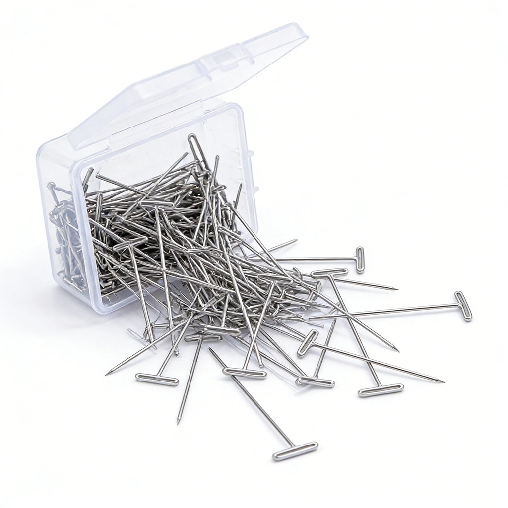 Wig T Pins For Mannequin Head Wig Fixing Holding Blocking Pins Hair Extensions Styling Tools Salon Hairdressing Accessories