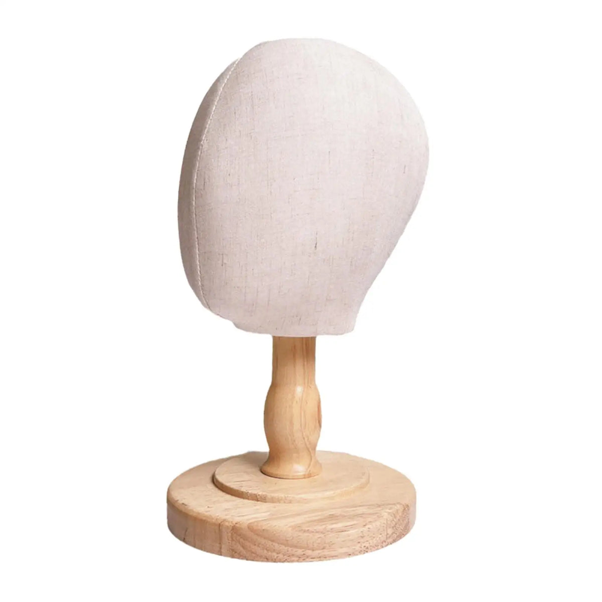 Wig Stand for Kids with Detachable Wood Stand Multipurpose Mannequin Head Hat Display Holder Dome Model Head for Household Salon