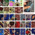 100 pieces of African fabric squares, pre-cut polyester patchwork bundles, multicolor patterns, hand washable fine patchwork fab