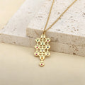 Kabbalah Necklace Ten Sephiroth Pendant Jewish Inspired Jewerly Gift for Kabbalah Tree of Life Mysticsm Jewish