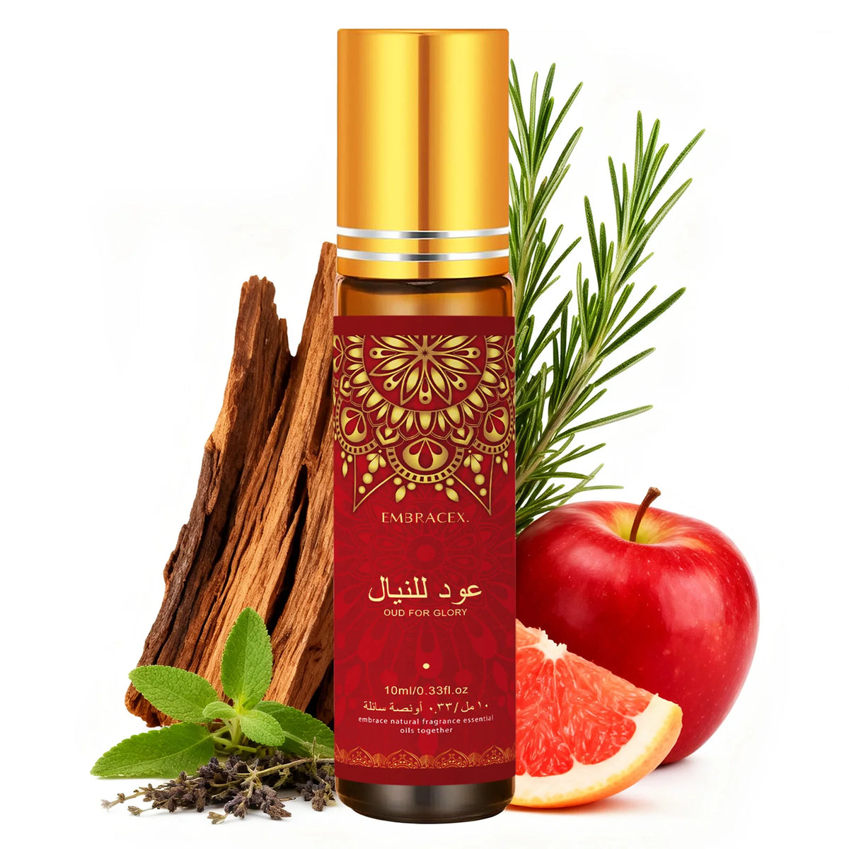 6 Type Essential Oil 10ml Essential Oil Roller Long Lasting Scent Skincare Face Oil Eid Al-Fitr Gift Nail Care Moisturizing