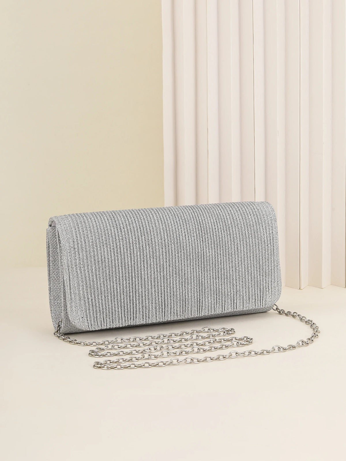 Women's Dinner Bag, European and American International Sequin Evening Bag Style, Chain Strap, Party Bag Strap Bag