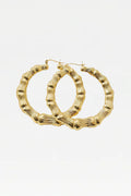 The Bamboo Hoop Earring