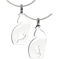 Feline Instincts Sterling Necklace