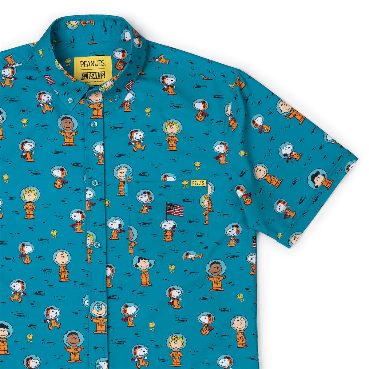 Peanuts "Astro 'Nuts" – KUNUFLEX Short Sleeve Shirt 